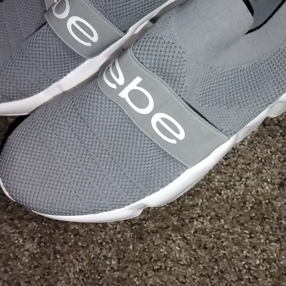 Bebe Charcoal Slip-On Shoes - Picture 5 of 15